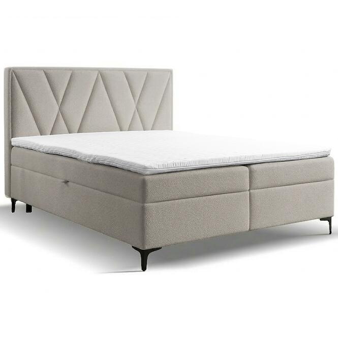 Kontinentálna posteľ Madryt 160x200 s topper Trenza 8
