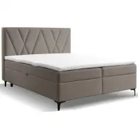 Kontinentálna posteľ Madryt 160x200 s topper Trenza 9