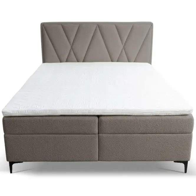 Kontinentálna posteľ Madryt 160x200 s topper Trenza 9,2