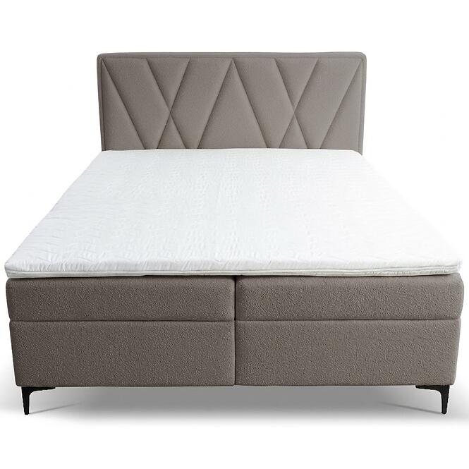 Kontinentálna posteľ Madryt 160x200 s topper Trenza 9,2