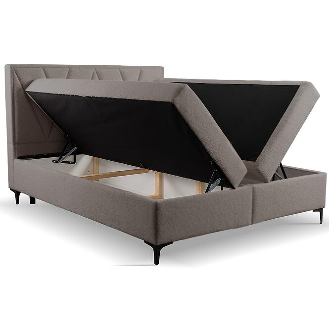 Kontinentálna posteľ Madryt 160x200 s topper Trenza 9,3