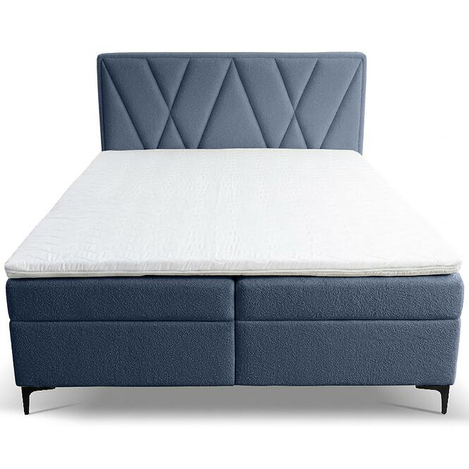 Kontinentálna posteľ Madryt 160x200 s topper Trenza 17,2