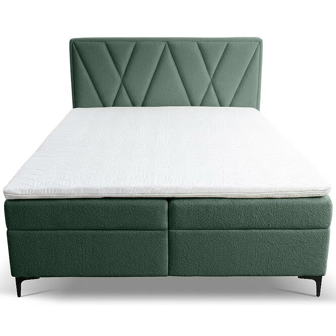 Kontinentálna posteľ Madryt 160x200 s topper Trenza 21,2
