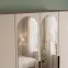 Skriňa Malmo so zrkadlom 180 cm – hlinená, štvordverová,8