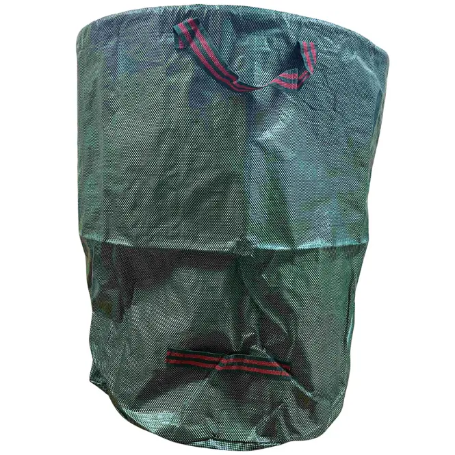 Záhradný kôš 300 l 67x84 cm zelený + 4 úchyty GMB300,2