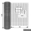 Zváraná chovná sieť 0,5x5 m 0,8 mm 12 mm zelená GMW055G,2