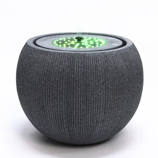 Záhradná fontána WXF2506539SN+LED+SOLAR+PILOT