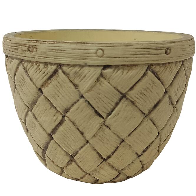 Kvetináč ys438113 14x14x11 cement weave