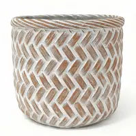 Kvetináč ys438371 14x14x13 cement weave