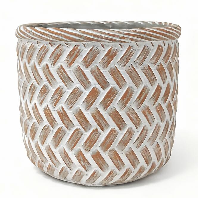 Kvetináč ys438371 14x14x13 cement weave