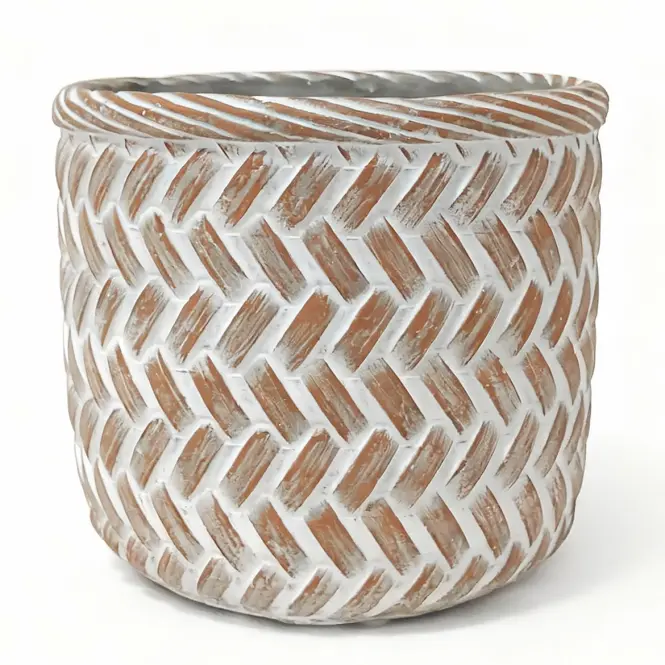 Kvetináč ys438371 14x14x13 cement weave