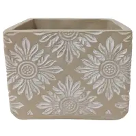 Kvetináč ys438464 13,5x13,5x11,5 cement sq