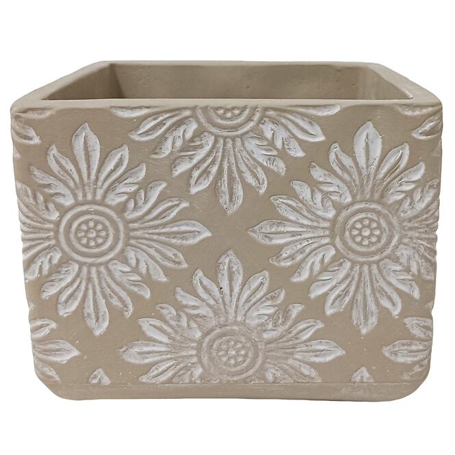 Kvetináč ys438464 13,5x13,5x11,5 cement sq