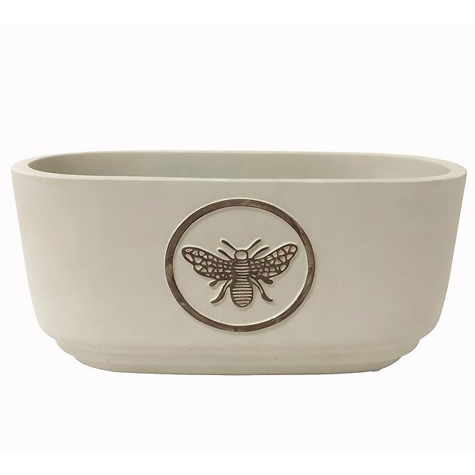 Kvetináč ys462099l 26,8x14,5x13,3 cement bee
