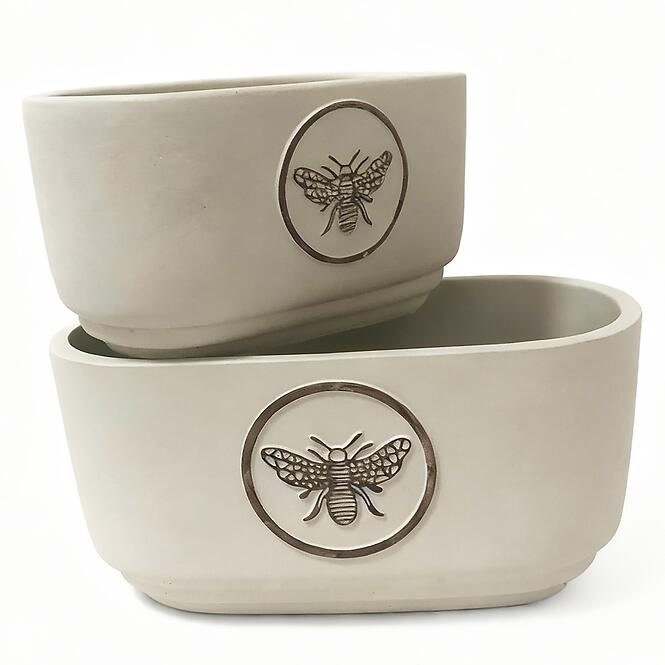 Kvetináč ys462099l 26,8x14,5x13,3 cement bee