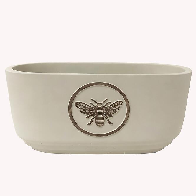 Kvetináč ys462099s 20,3x11,8x11,3 cement bee