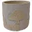 Kvetináč ys489109l 12,5x12,5x11 cement mushroom
