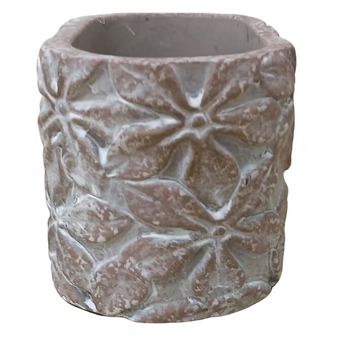 Kvetináč ys492108s 14x8,5x8,5 cement oval