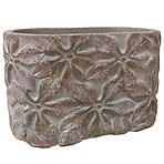 Kvetináč ys492180l 18x11x11 cement oval