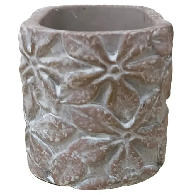 Kvetináč ys492180l 18x11x11 cement oval,3