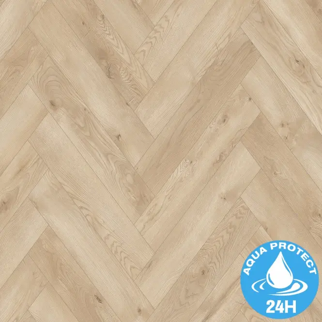 Laminátová podlaha vodeodolná Dub Monza 8mm AC5 Herringbone WR 68568