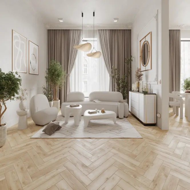 Laminátová podlaha vodeodolná Dub Monza 8mm AC5 Herringbone WR 68568