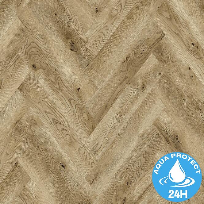 Laminátová podlaha vodeodolná Dub Brescia 8mm AC5 Herringbone WR 68565