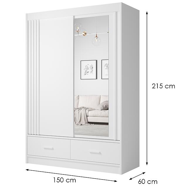 Skriňa Canada Ca-21-150 Biela U. Biela