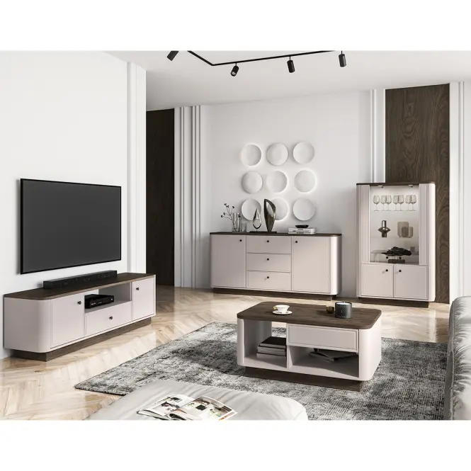 Tv Stolík Vilavio 05 Dub/Kašmír