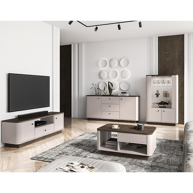 Tv Stolík Vilavio 05 Dub/Kašmír
