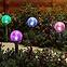 Solárna lampa KULKA 6CM RGB VO0656,2