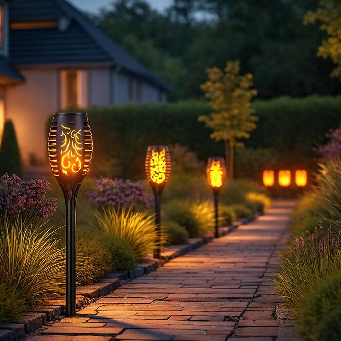 Solárna lampa FAKĽA 44.5CM VO2671