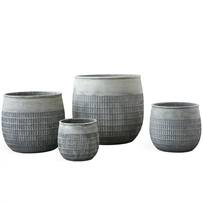 Kvetináč 101492 antická čierna 37X33H