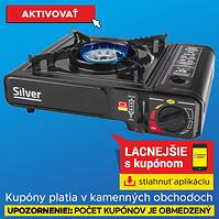 Silver Kempingový plynový varič 2v1 S11460 (SK)