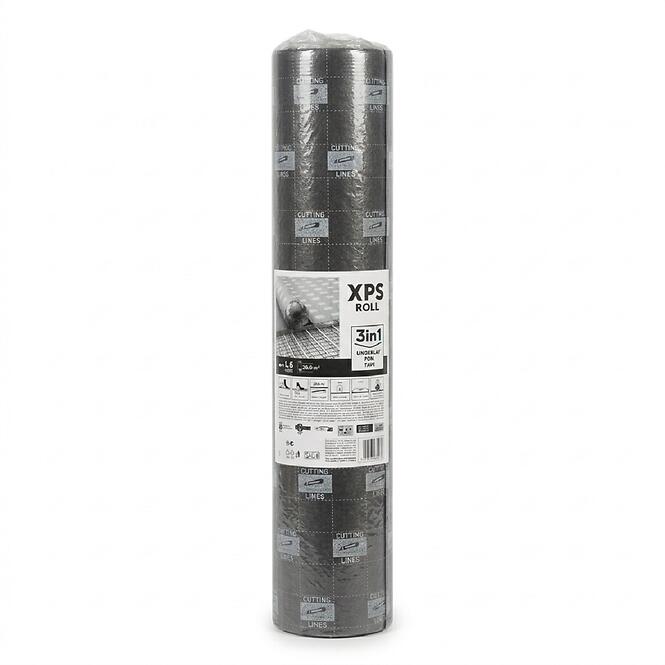 Podklad pod podlahu XPS ROLL 1,6MM 20M2 PROMO