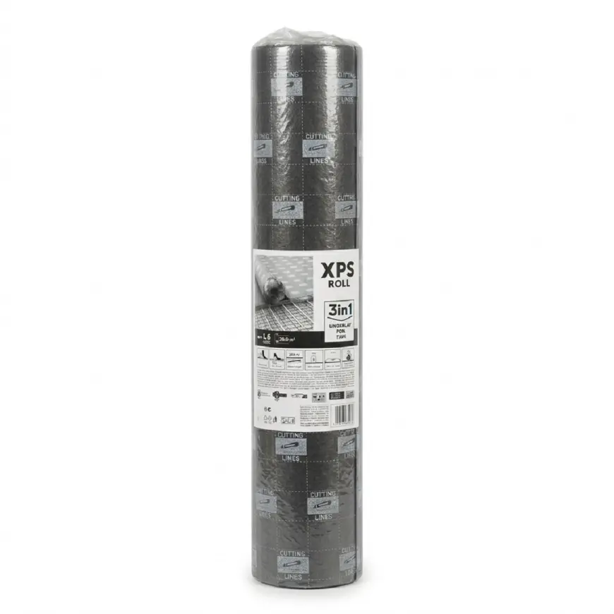 Podklad pod podlahu XPS ROLL 1,6MM 20M2 PROMO