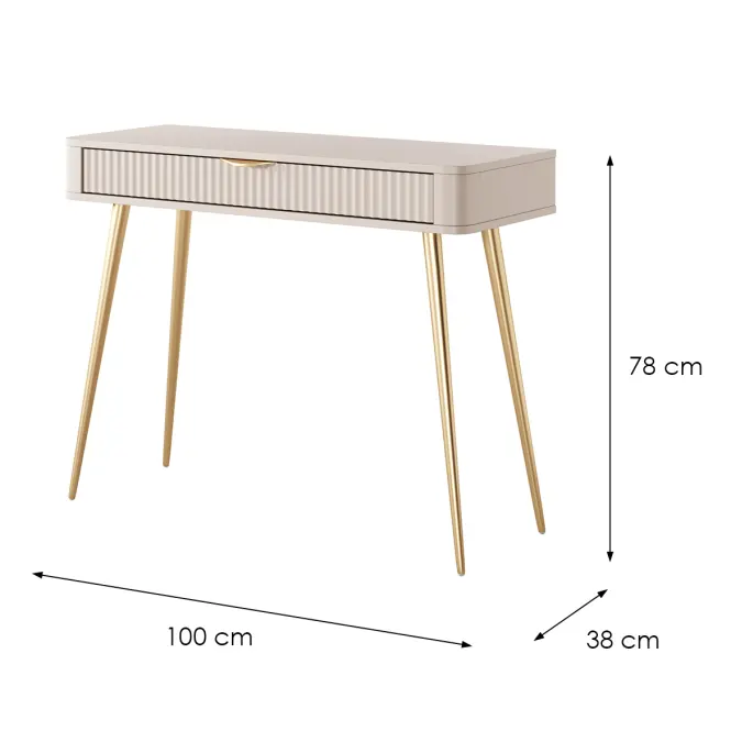 Toaletný stolík Lante Beige,2