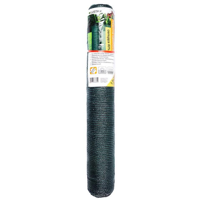 Tieniaca sieť zelená 1,5x25 m 60 g/m2,2
