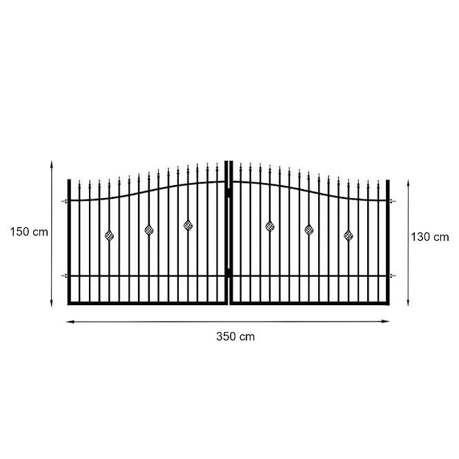 Brána Marika 3,5 m /ZN,2