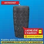 Zásobník na dažďovú vodu Flow 240L antracit (SK)