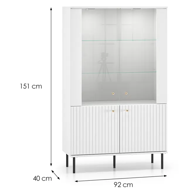 Vitrin Tala 02 Biely