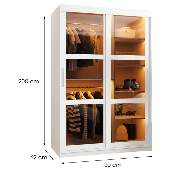 Skriňa Dome 120 biela