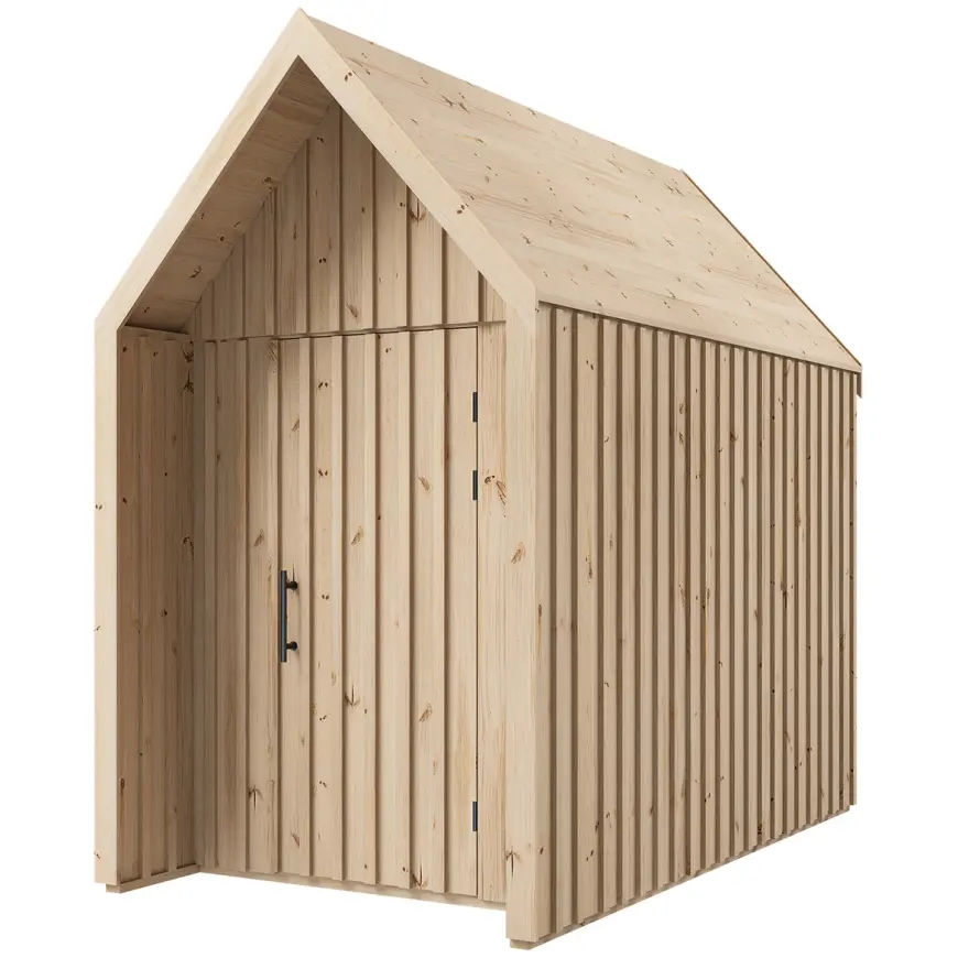 Záhradný domček Swedish Barn 1622 prírodný V1