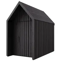Záhradný domček Swedish Barn 1622 čierna V1