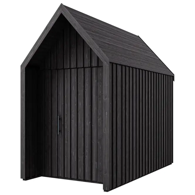 Záhradný domček Swedish Barn 1622 čierna V1