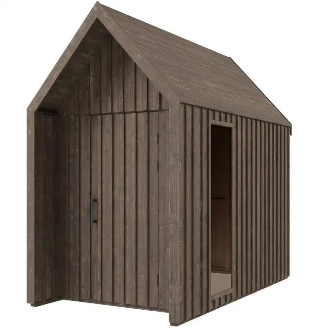 Záhradný domček Swedish Barn 1622 hnedá V2