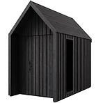 Záhradný domček Swedish Barn 1622 čierna V2