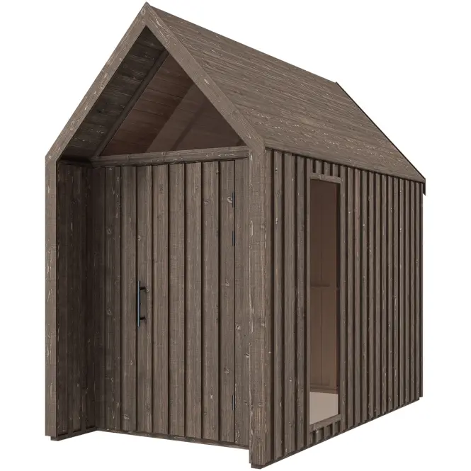 Záhradný domček Swedish Barn 1622 hnedá V3