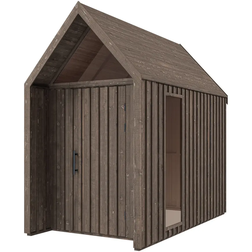 Záhradný domček Swedish Barn 1622 hnedá V3