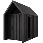Záhradný domček Swedish Barn 1622 čierna V3